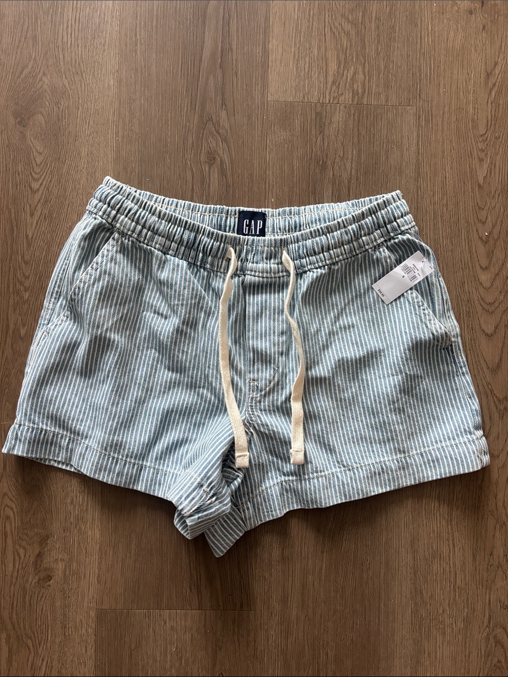 Gap stripe Jean shorts
